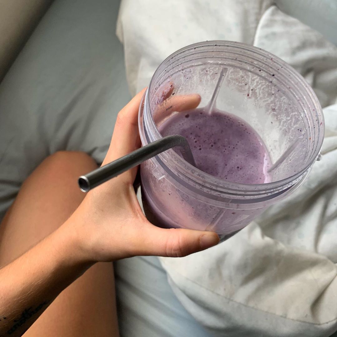 Vegan Peanut Butter Protein Smoothie