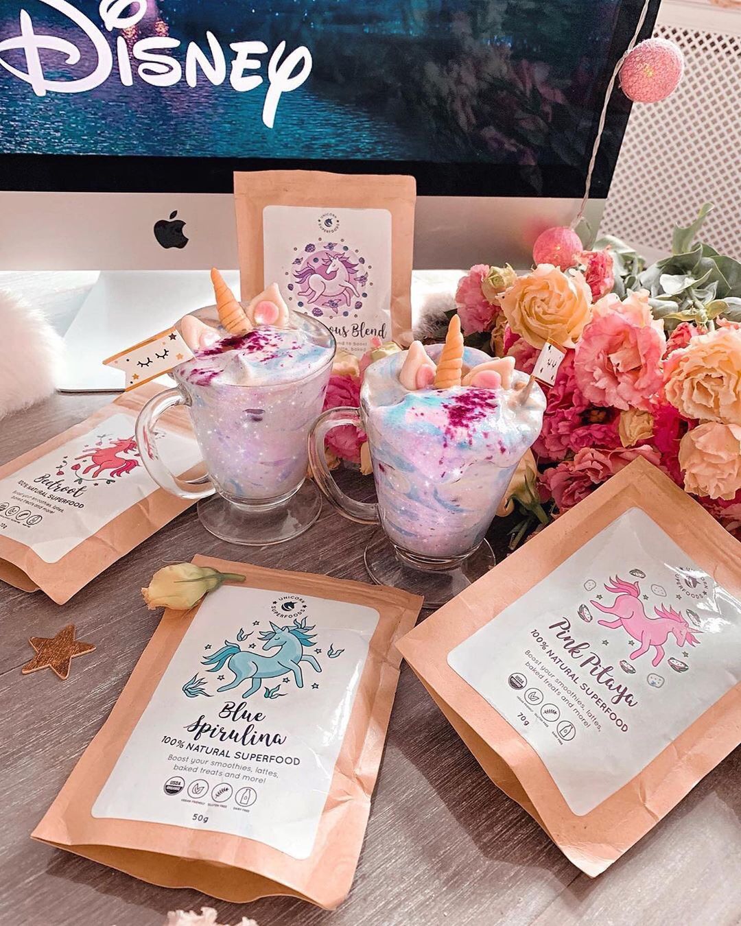 Dreamy Unicorn Smoothie with Superfoods