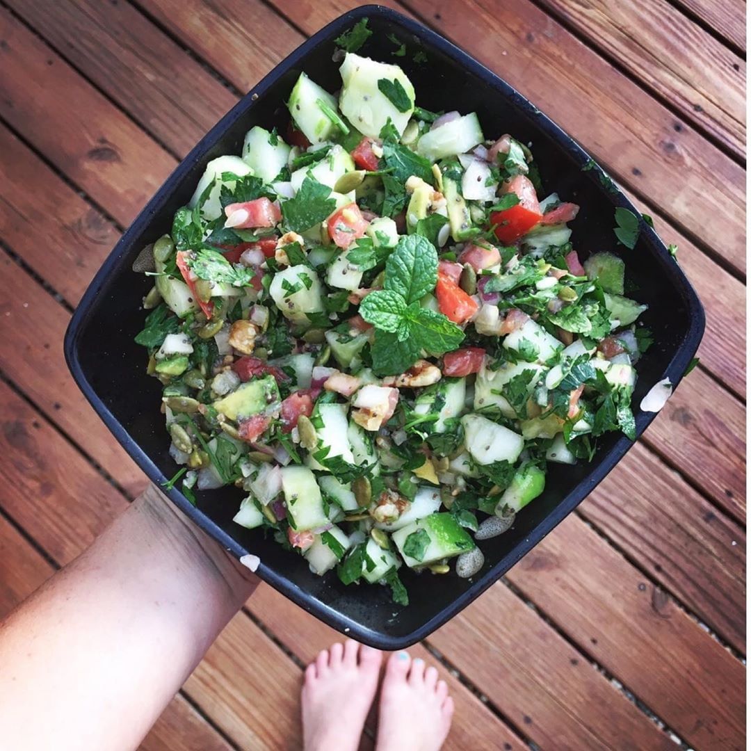 Raw Vegan Tabbouleh Salad