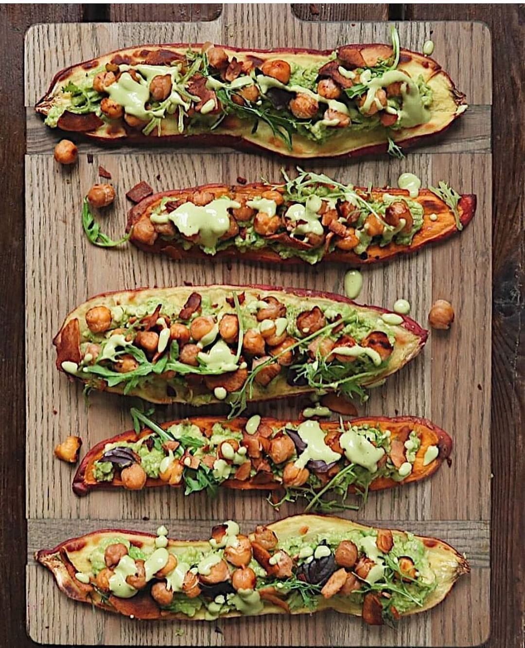 Loaded Savory Sweet Potato Toasts