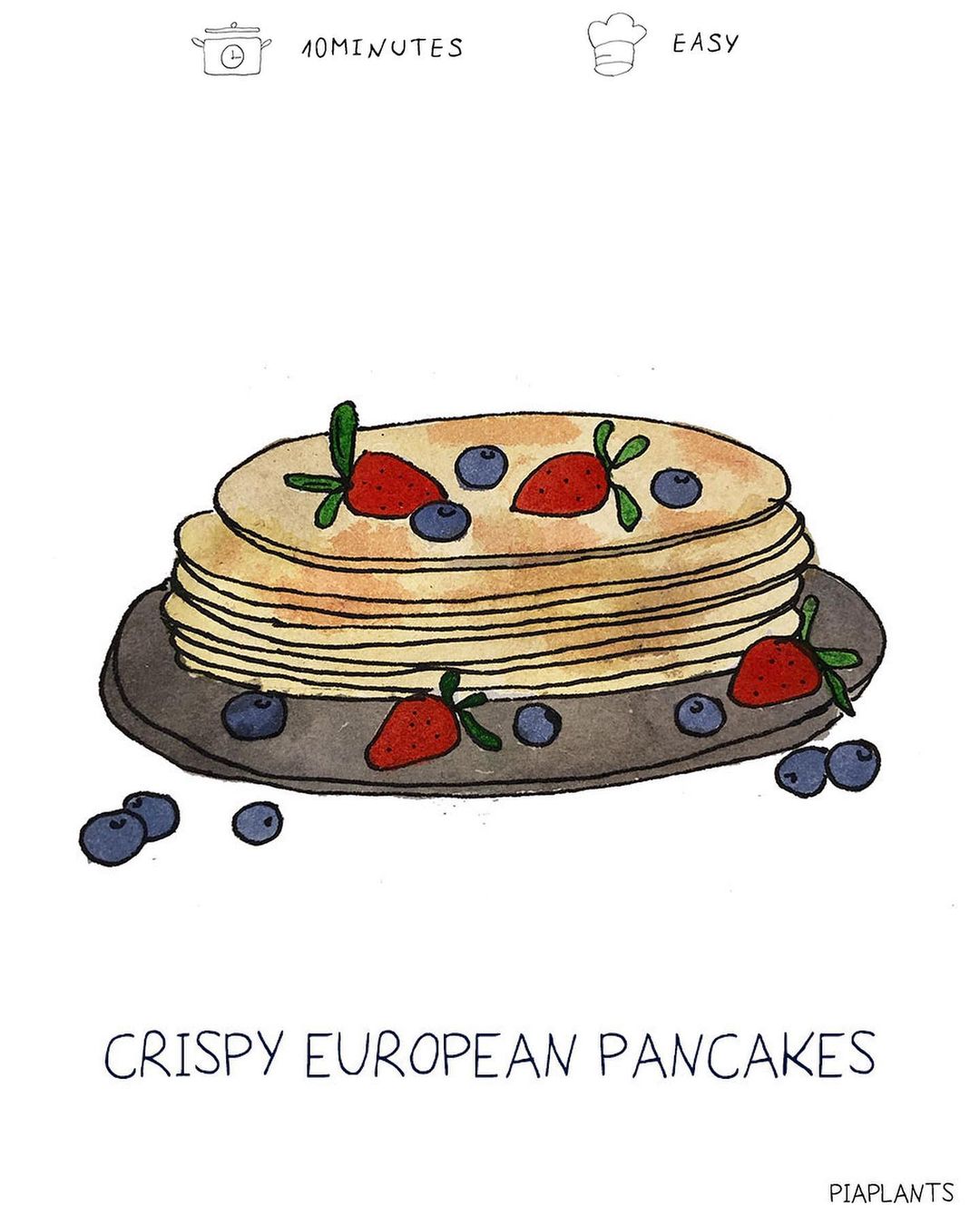 Simple Plant-Based German Pancakes