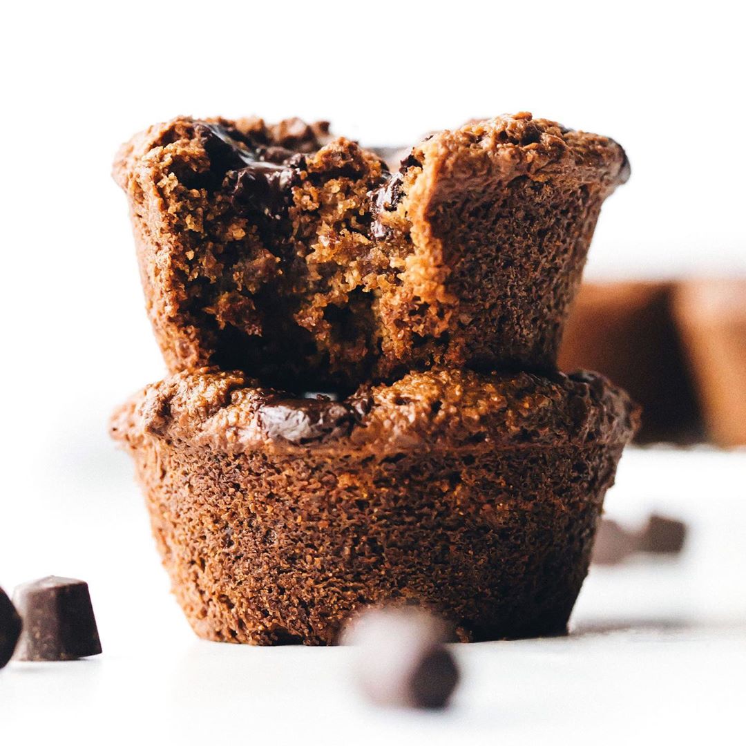 Vegan Paleo Tahini Mocha Muffins