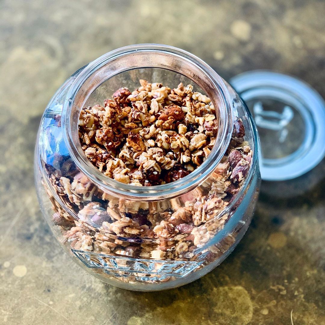 Homemade Crunchy Peanut Butter Granola Chunks
