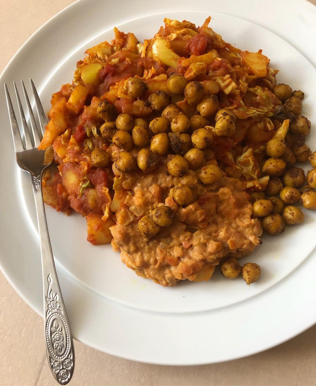 Curried Cabbage with Potatoes