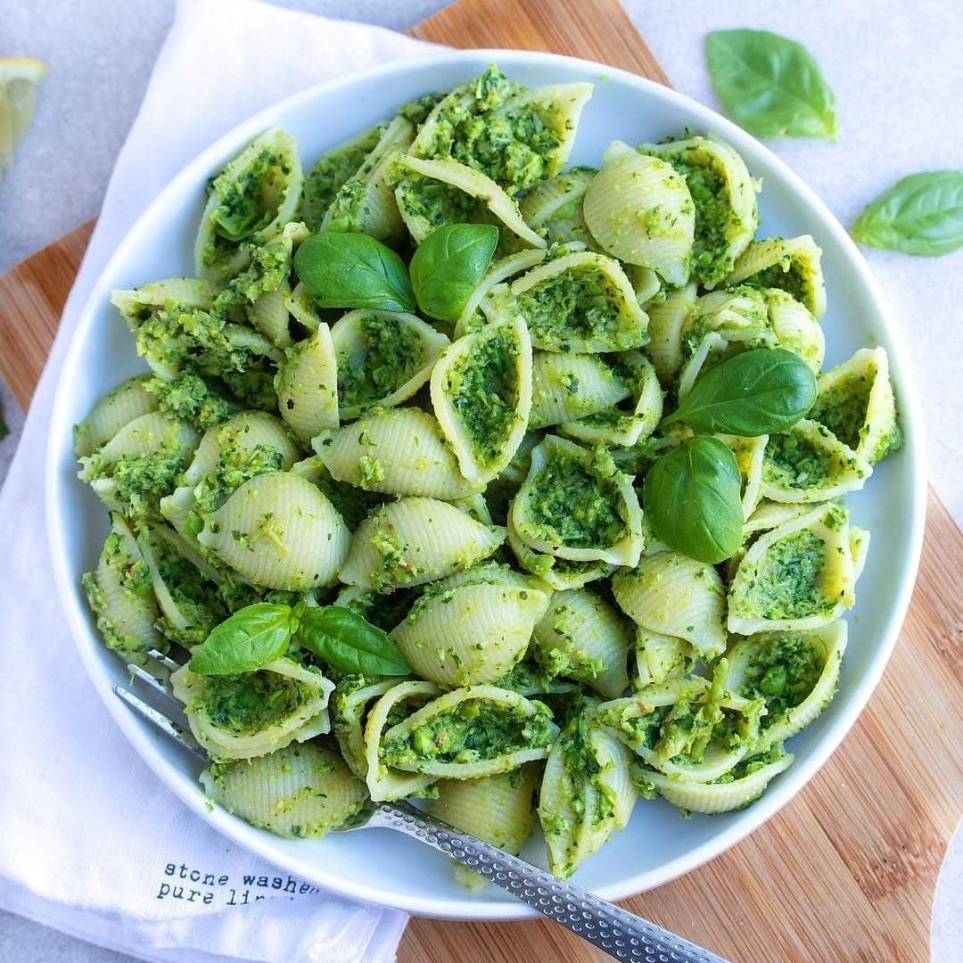 Green Goodness Pesto Pasta