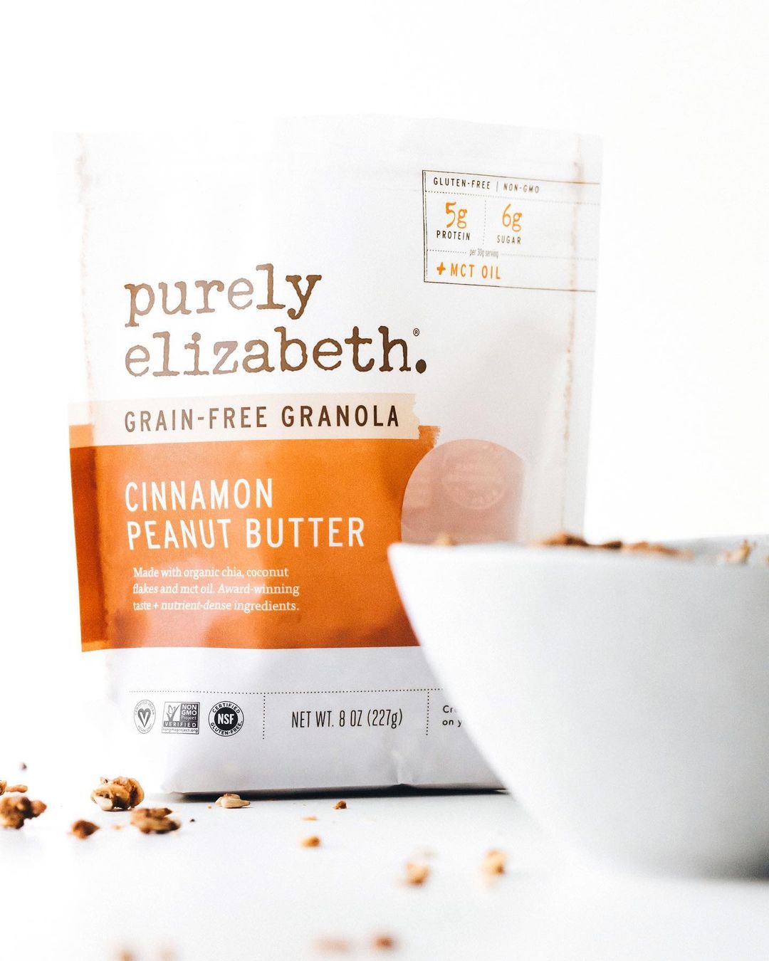 Cinnamon Peanut Butter Smoothie Bowl