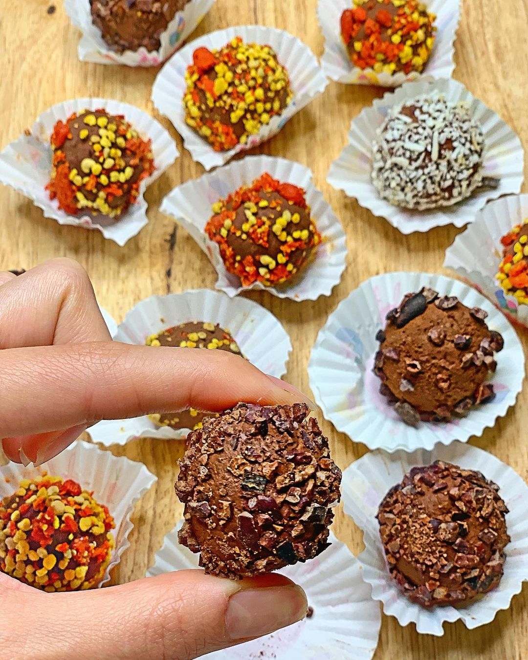 Healthy Vegan Green Banana Brigadeiros