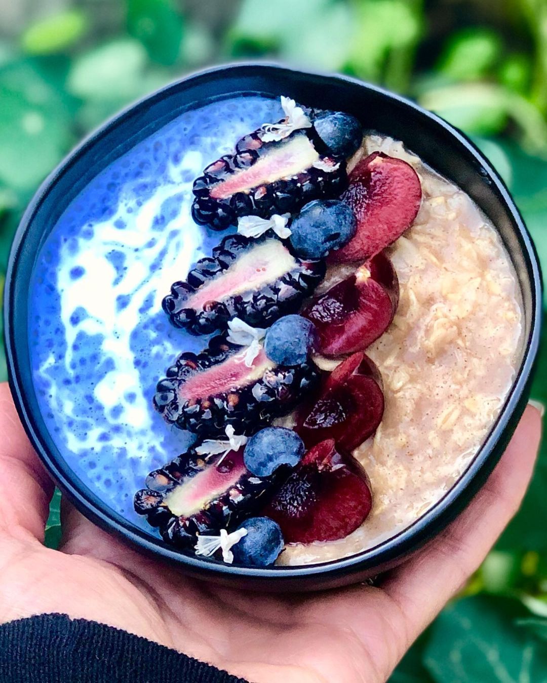 Spiced Hazelnut Oatmeal Breakfast Bowl