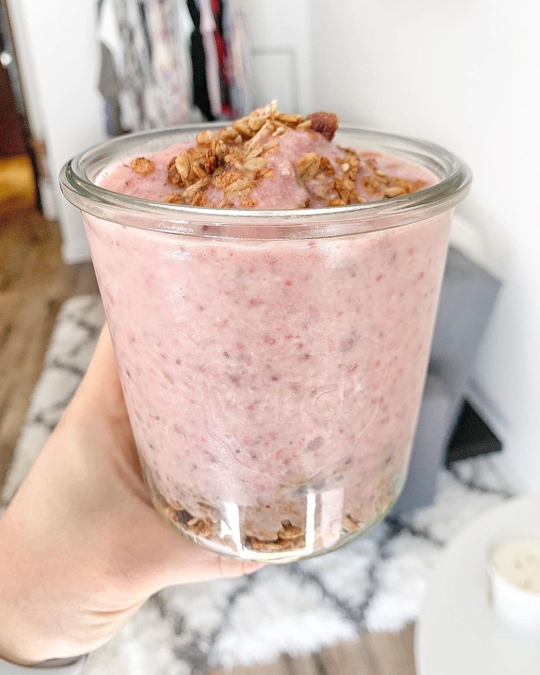 Strawberry Banana Protein Smoothie