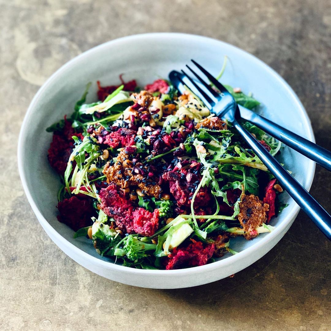 Salad of Leftovers for One