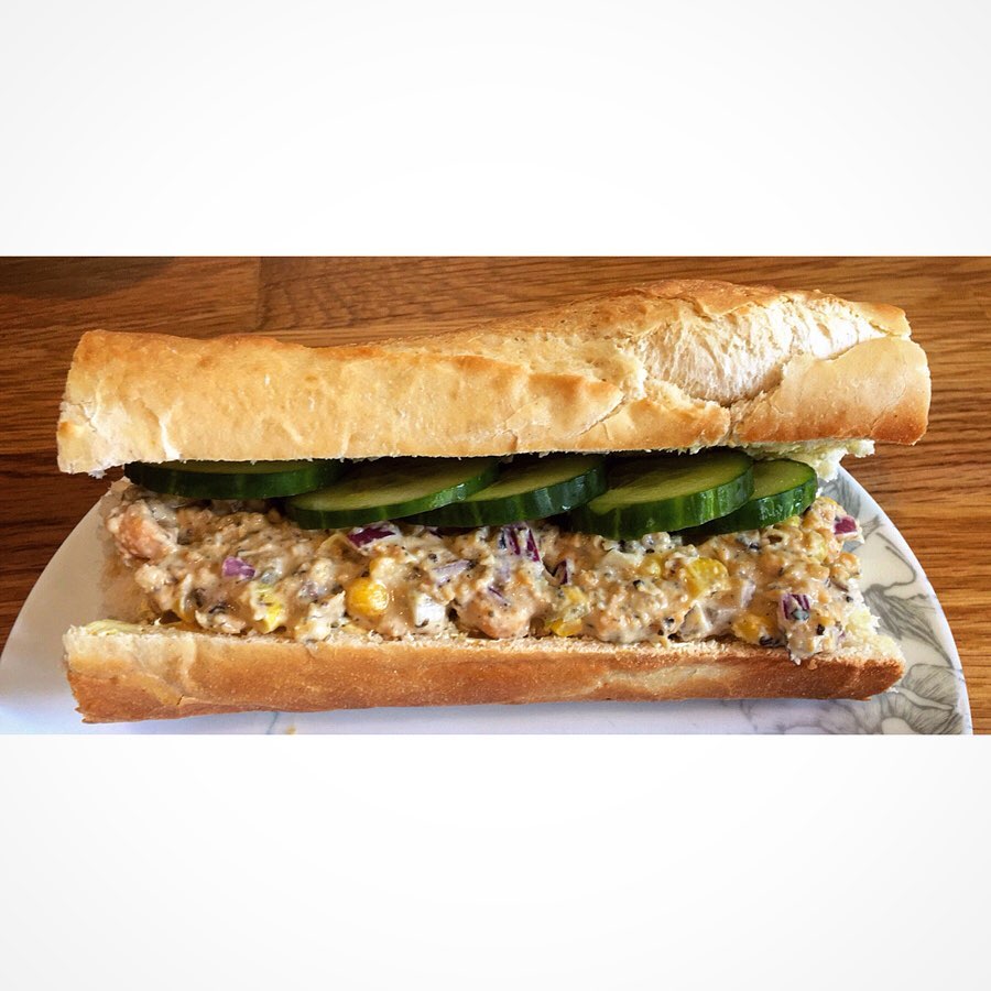 Chickpea Twist on Classic Tuna Mayo