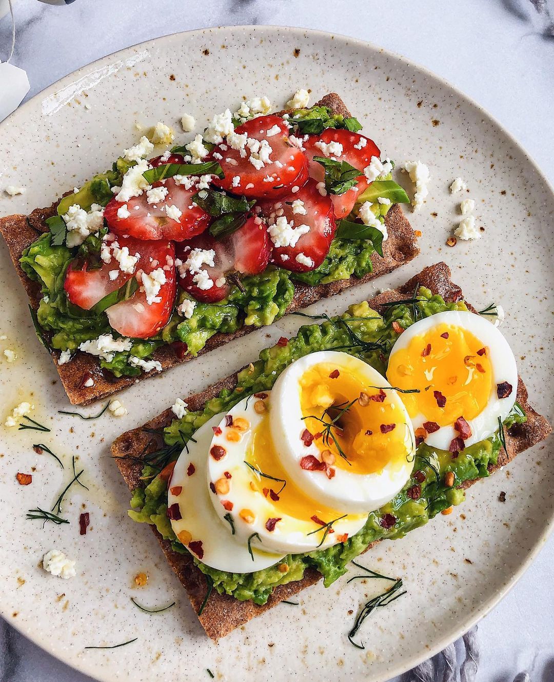 Sourdough Crispbread Breakfast Toasts