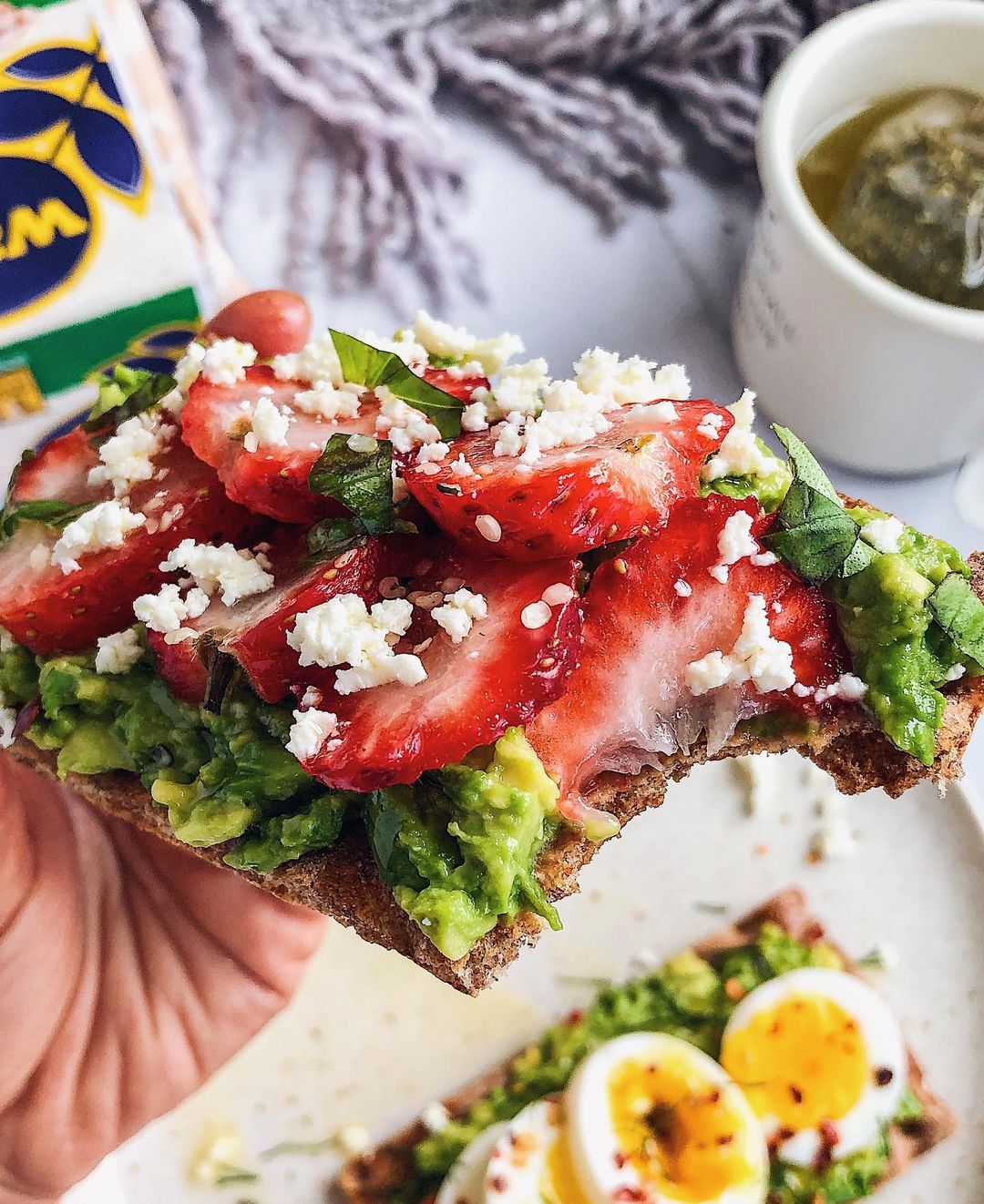 Sourdough Crispbread Breakfast Toasts