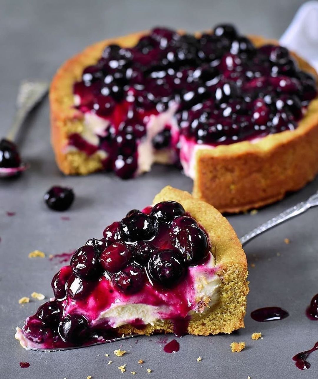 Blueberry Cream Pie Cheesecake