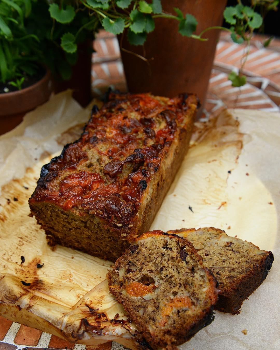 Banana Bread with Apricots
