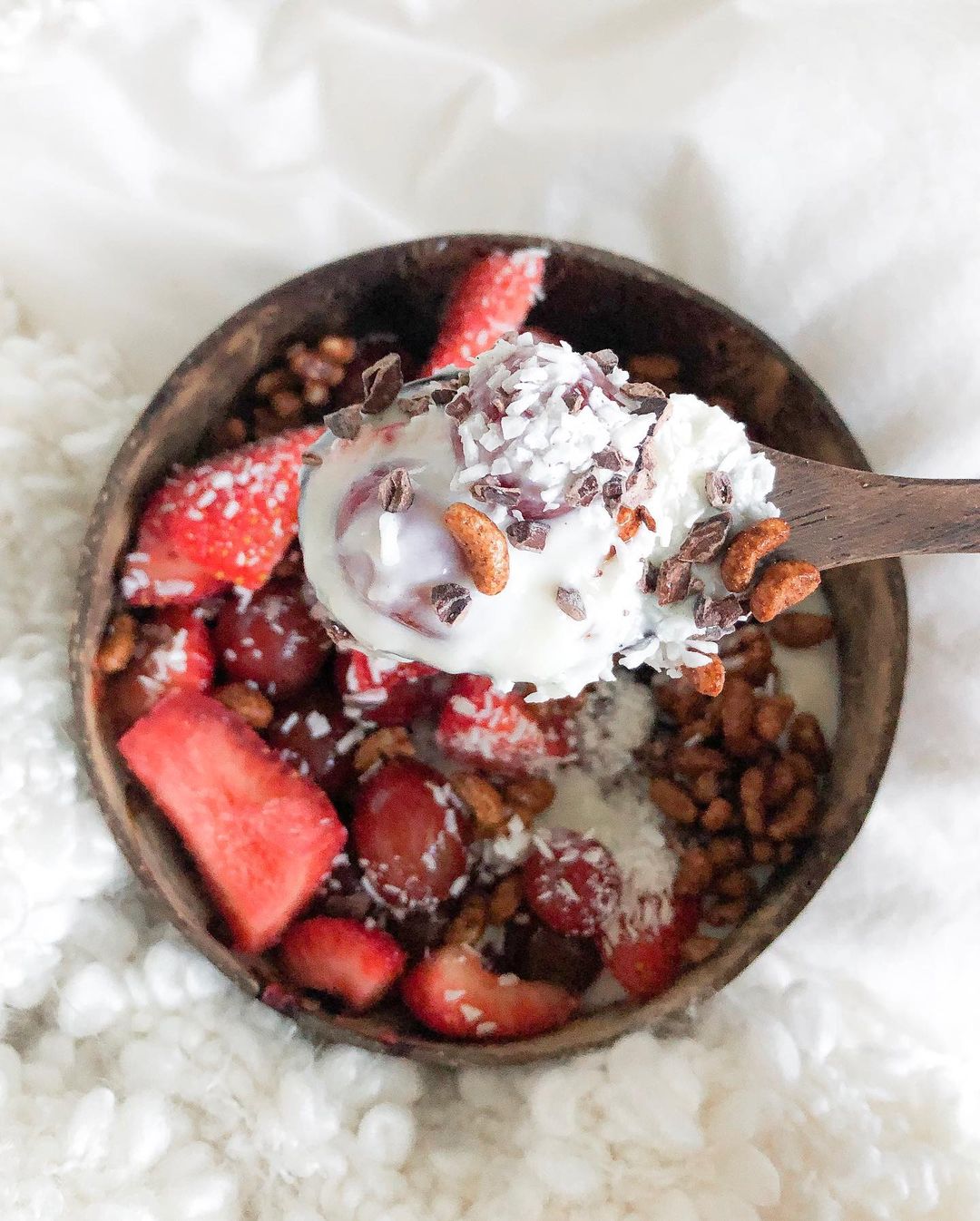 Vegan Coconut Yogurt Fruit Bowl