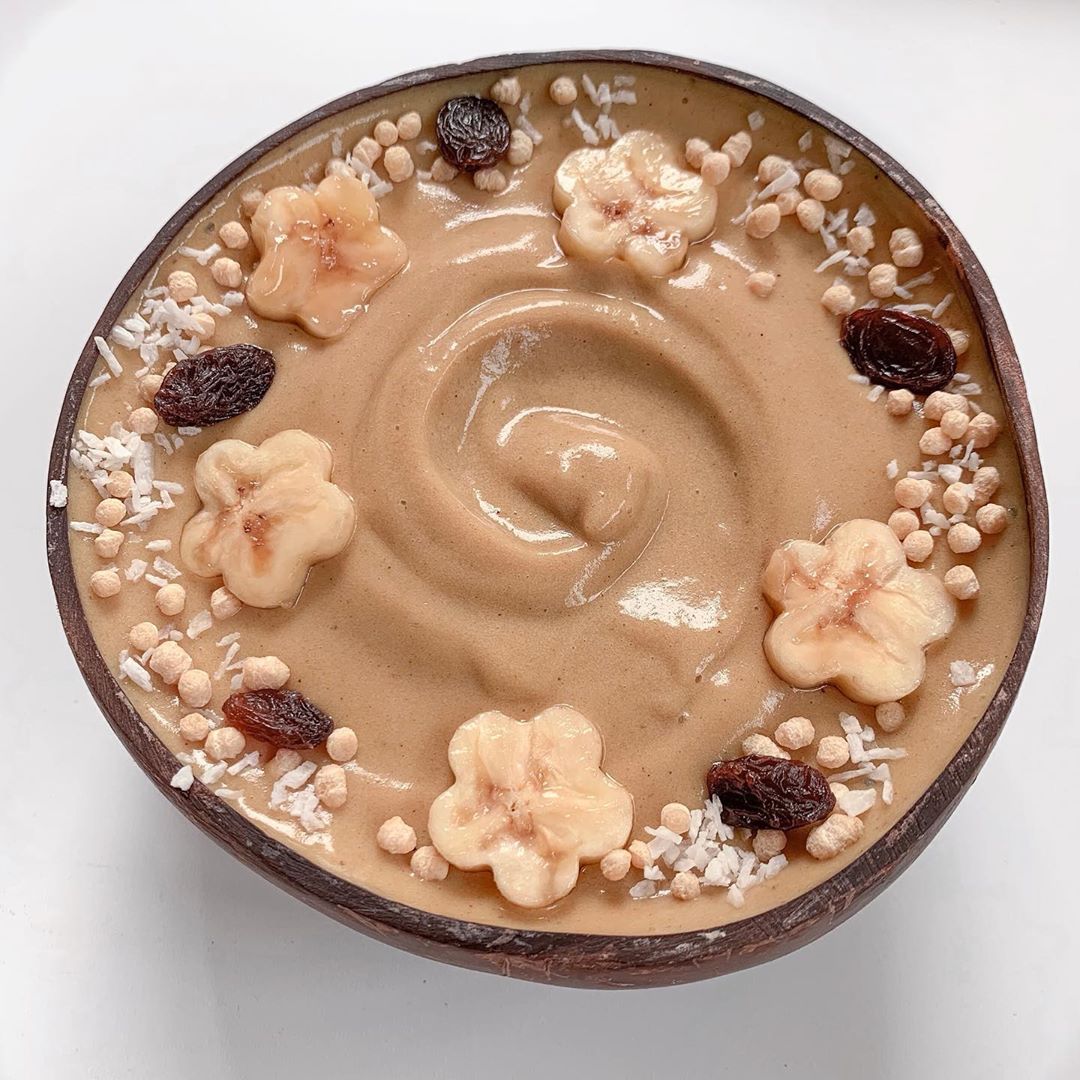 Turmeric Cinnamon Protein Smoothie Bowl