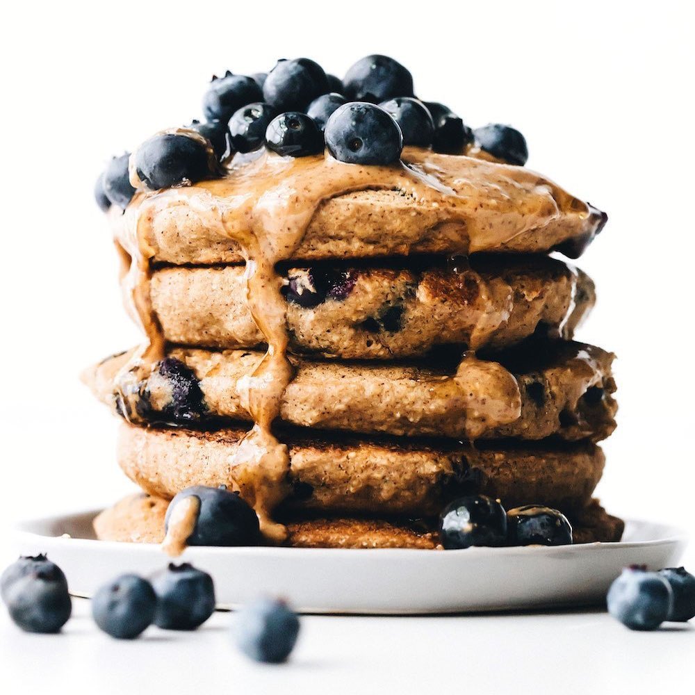 Ultra Fluffy Blueberry Pancakes
