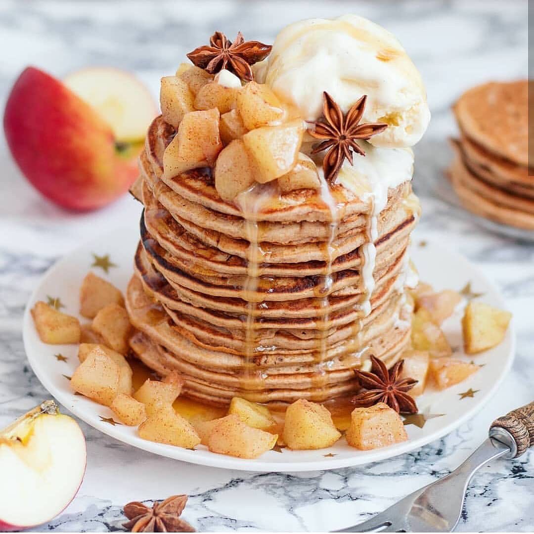 Fall Inspired Pancake Stack