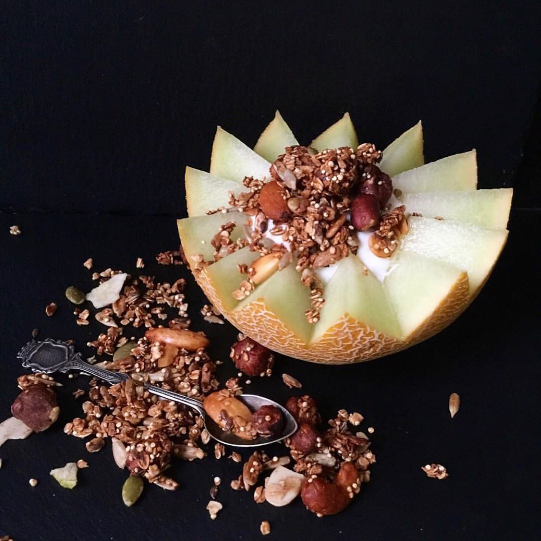 Quinoa Granola with Nuts Seeds and Honey