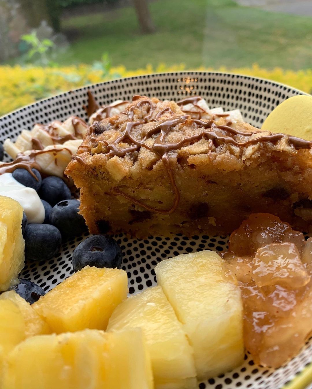 Vegan Nutty Apple Chocolate Cake