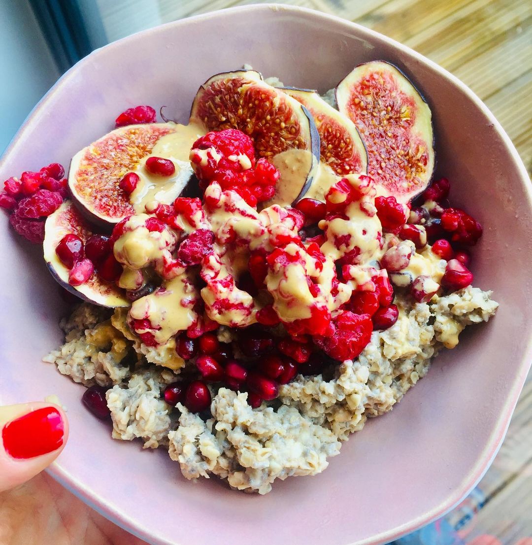 Healthy Overnight Oats with Vanilla and Cauliflower