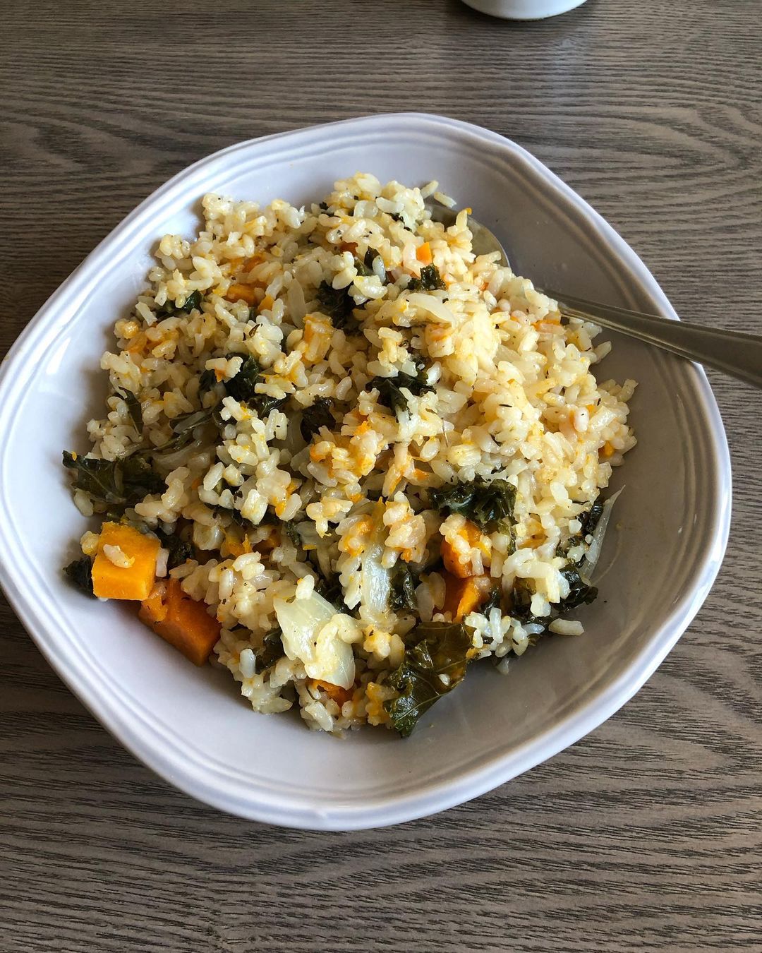 Butternut and Kale Risotto