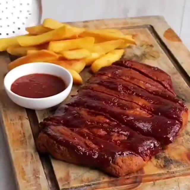 Homemade Vegan BBQ Ribs