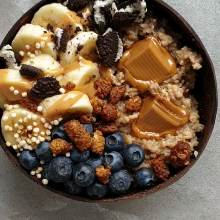Vegan Caramel Protein Pudding Oats