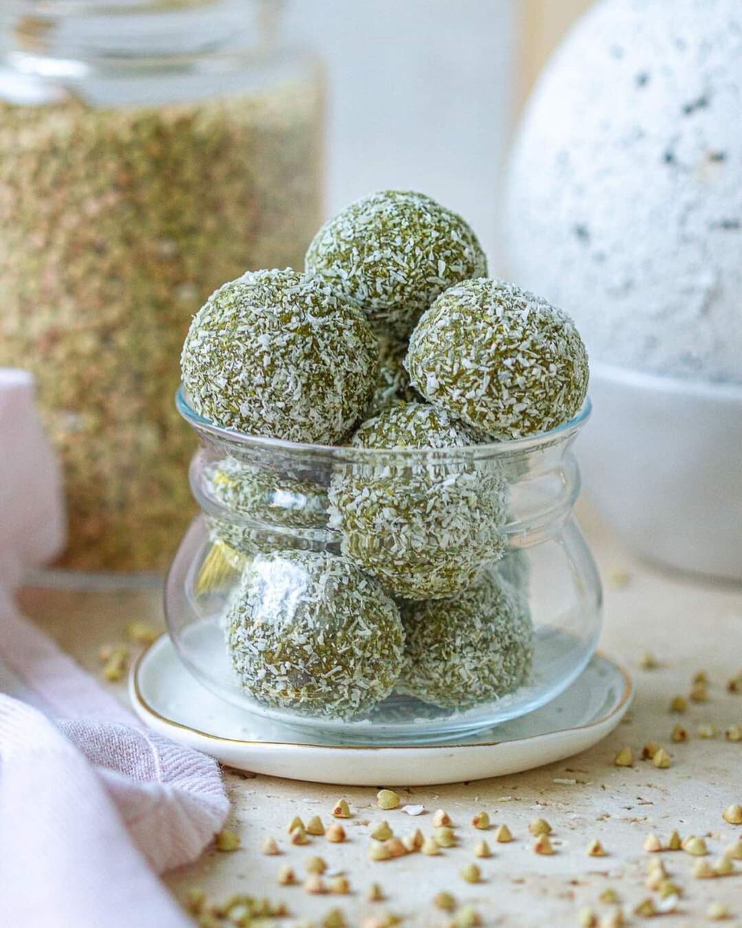 Matcha Green Tea Protein Balls