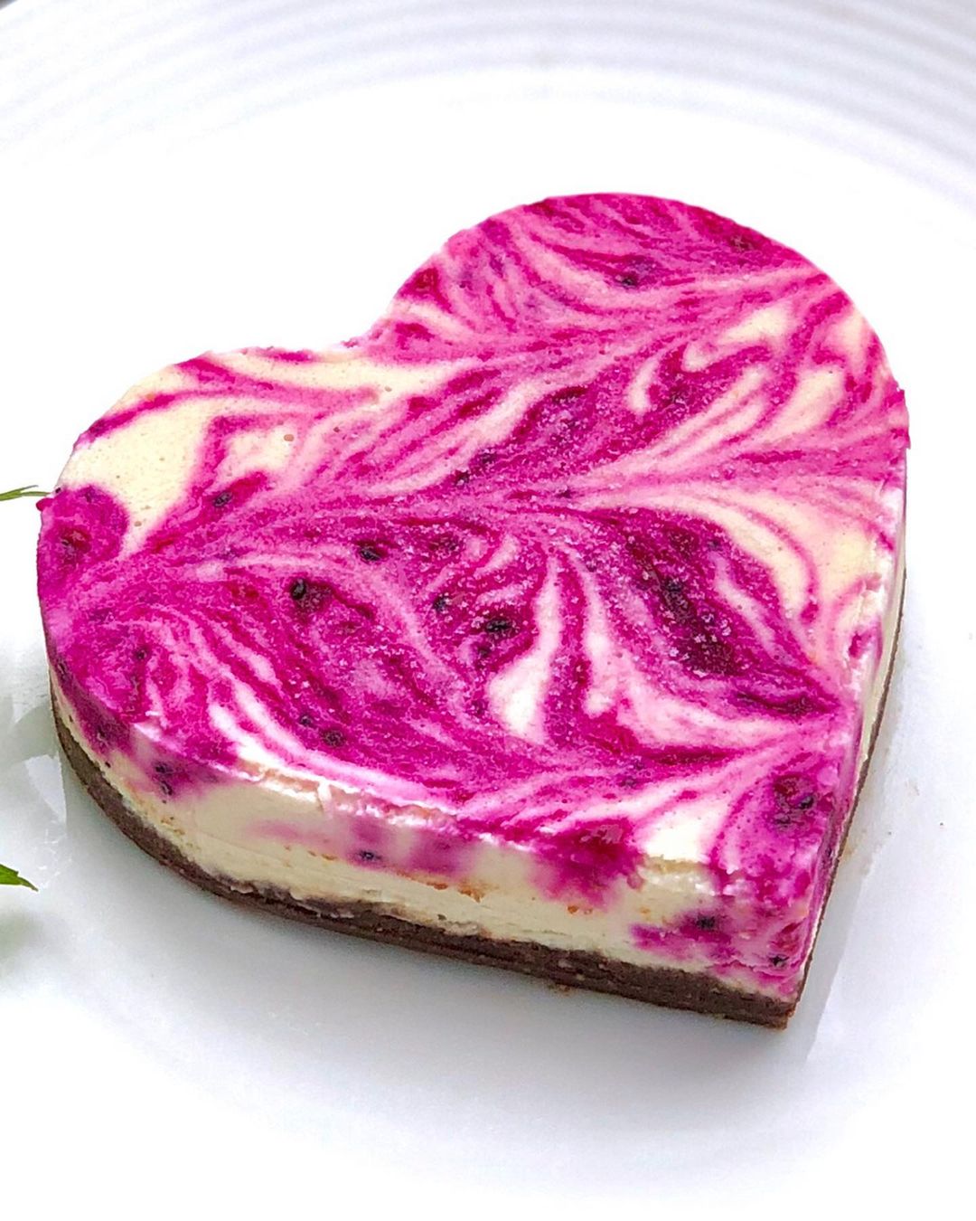 Pink Dragon Fruit Cheesecake