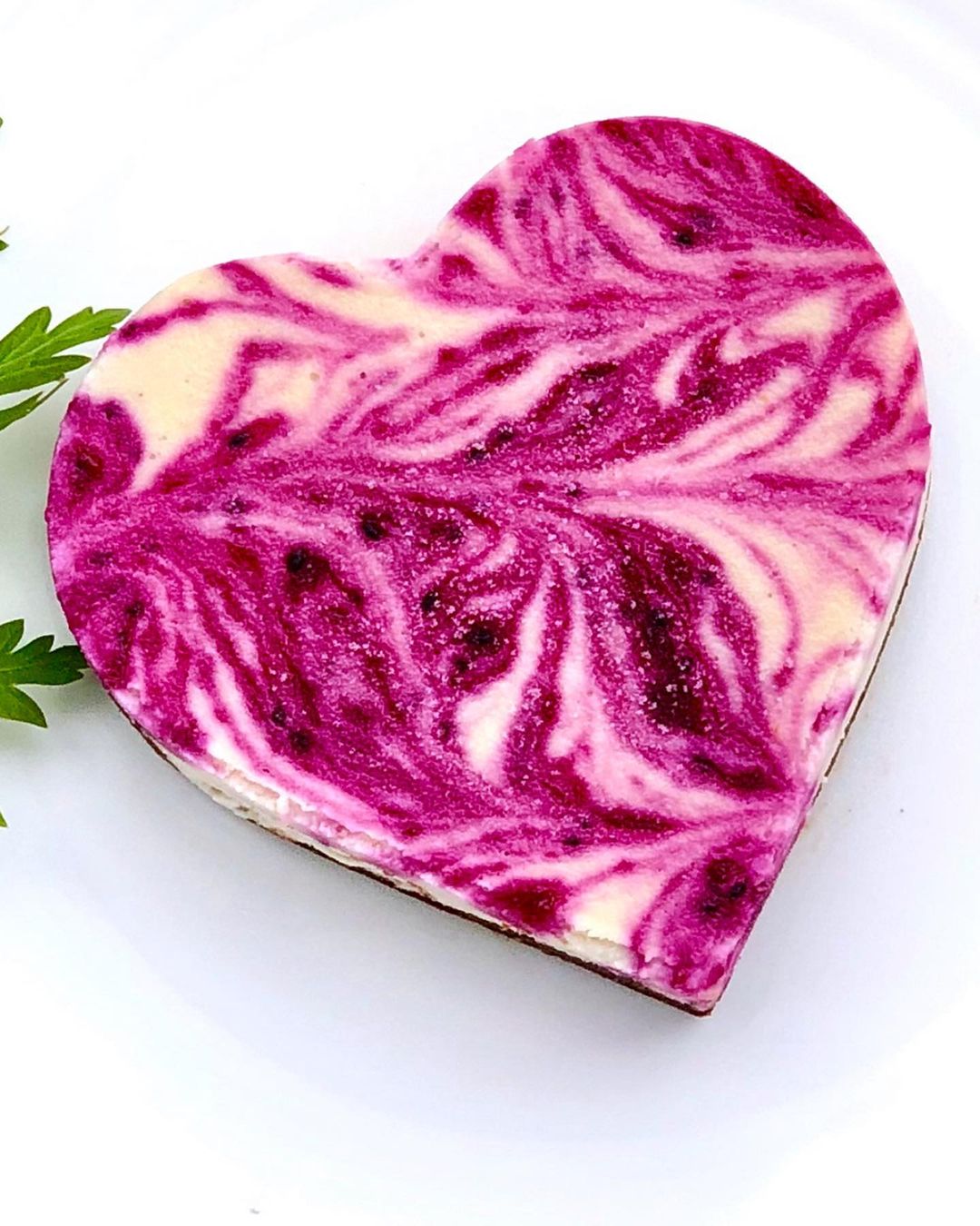 Pink Dragon Fruit Cheesecake