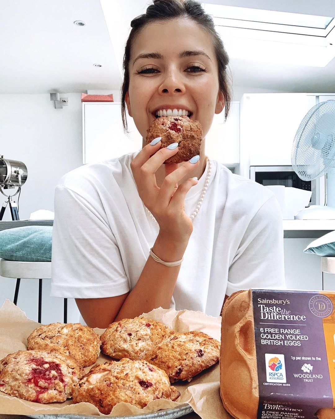 Peach and Raspberry Cookies