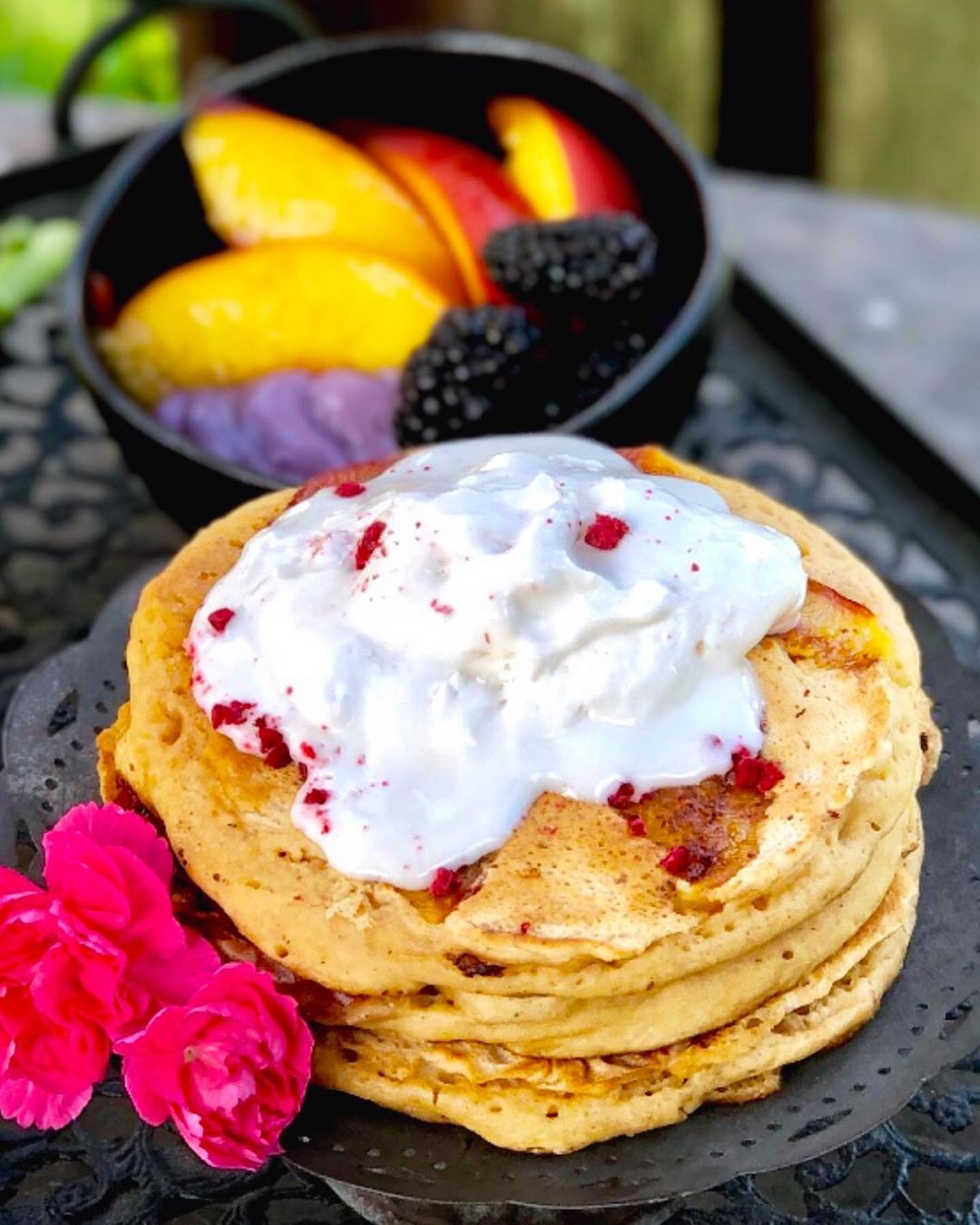 Fluffy Vegan Pancakes Two Ways