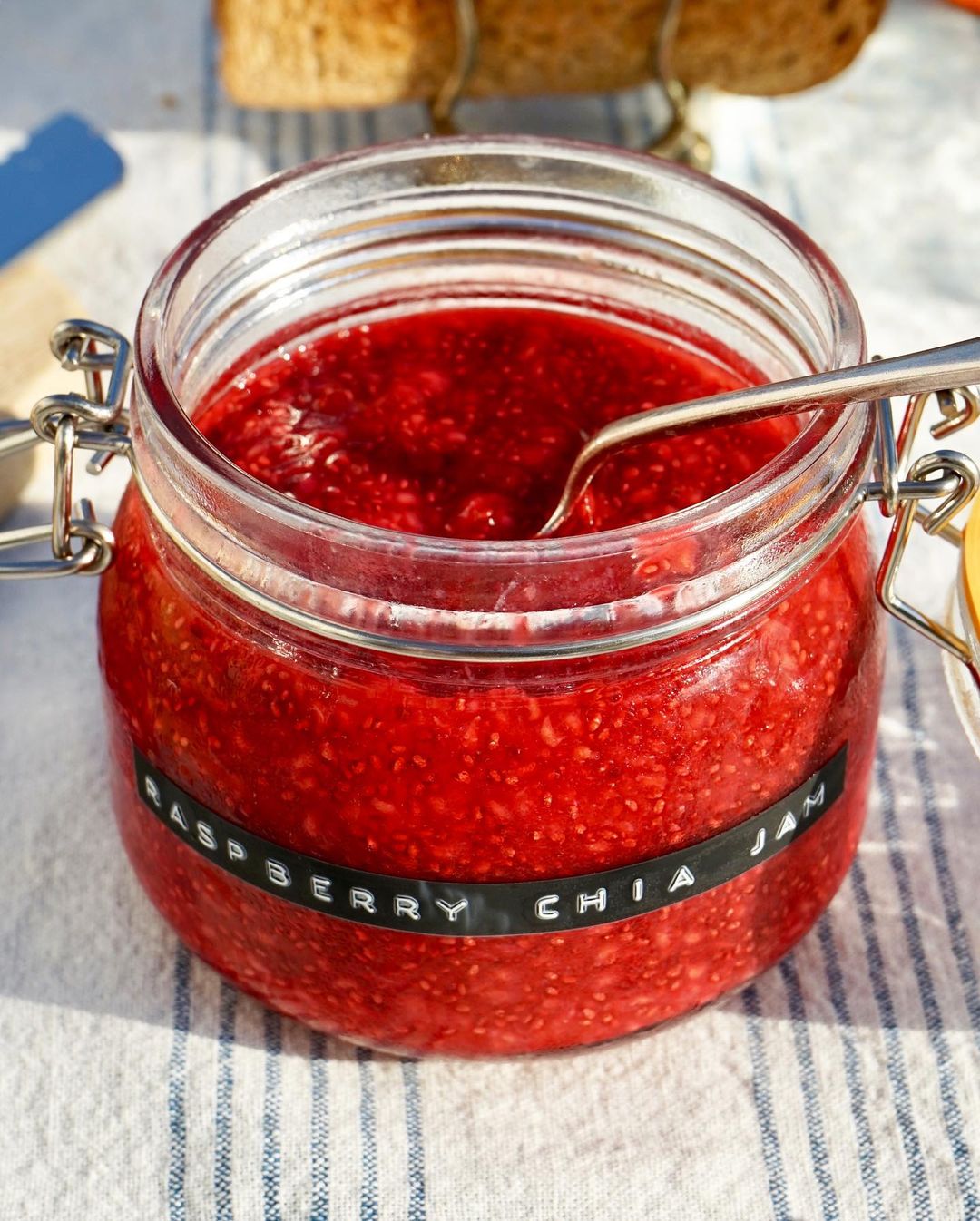 Homemade Raspberry Chia Jam