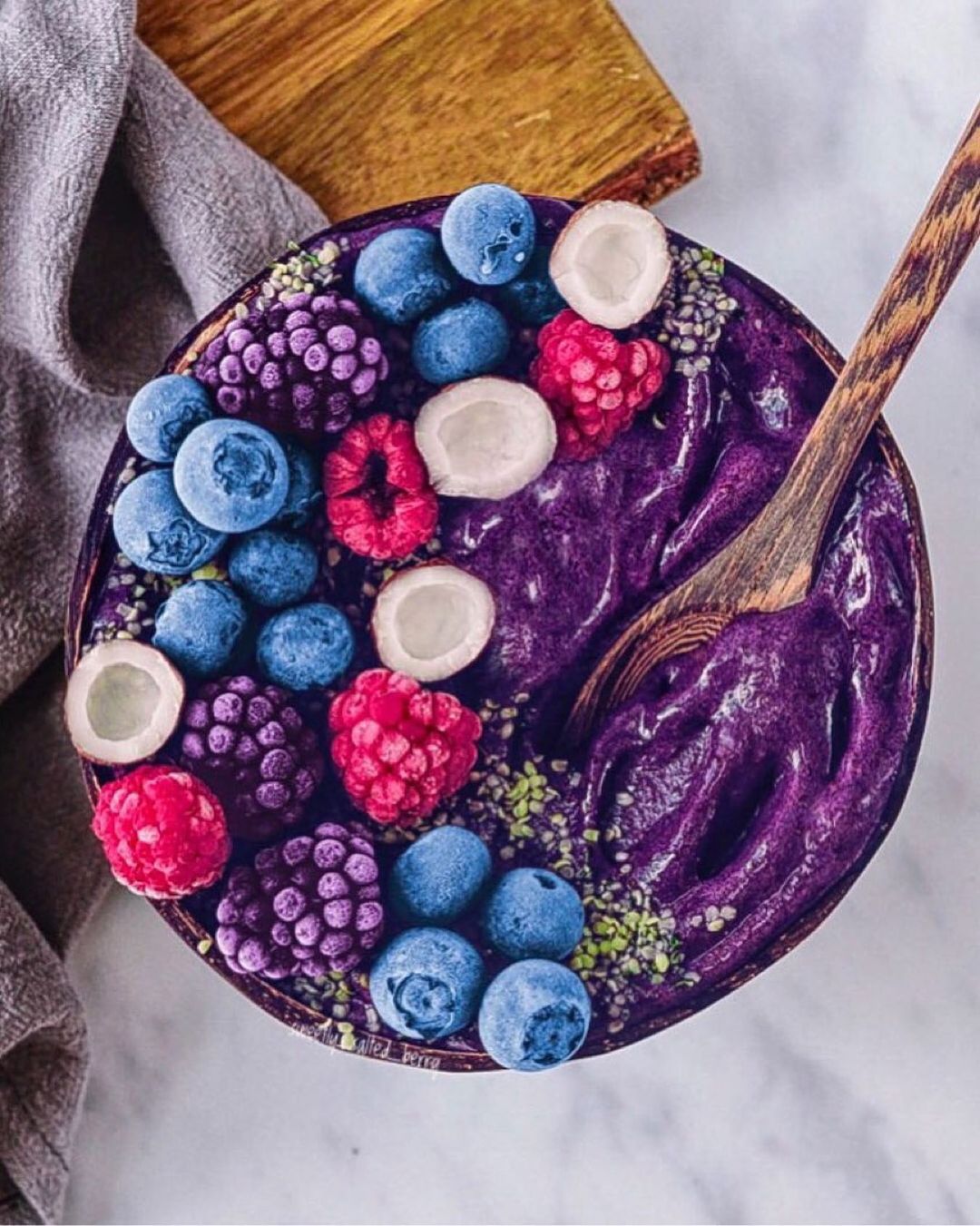 Purple Banana Cherry Smoothie
