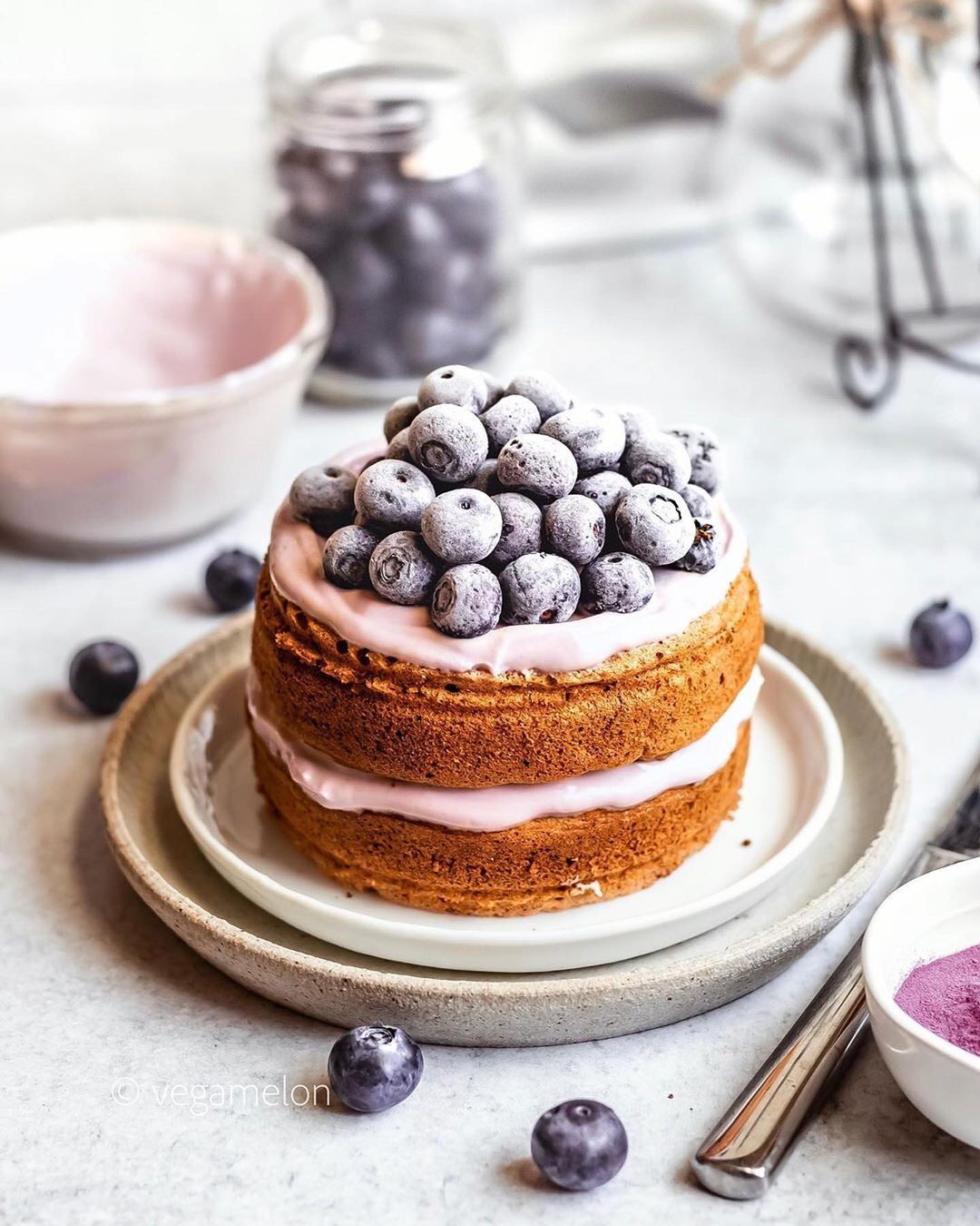 Mini Peanut Butter Banana Cake