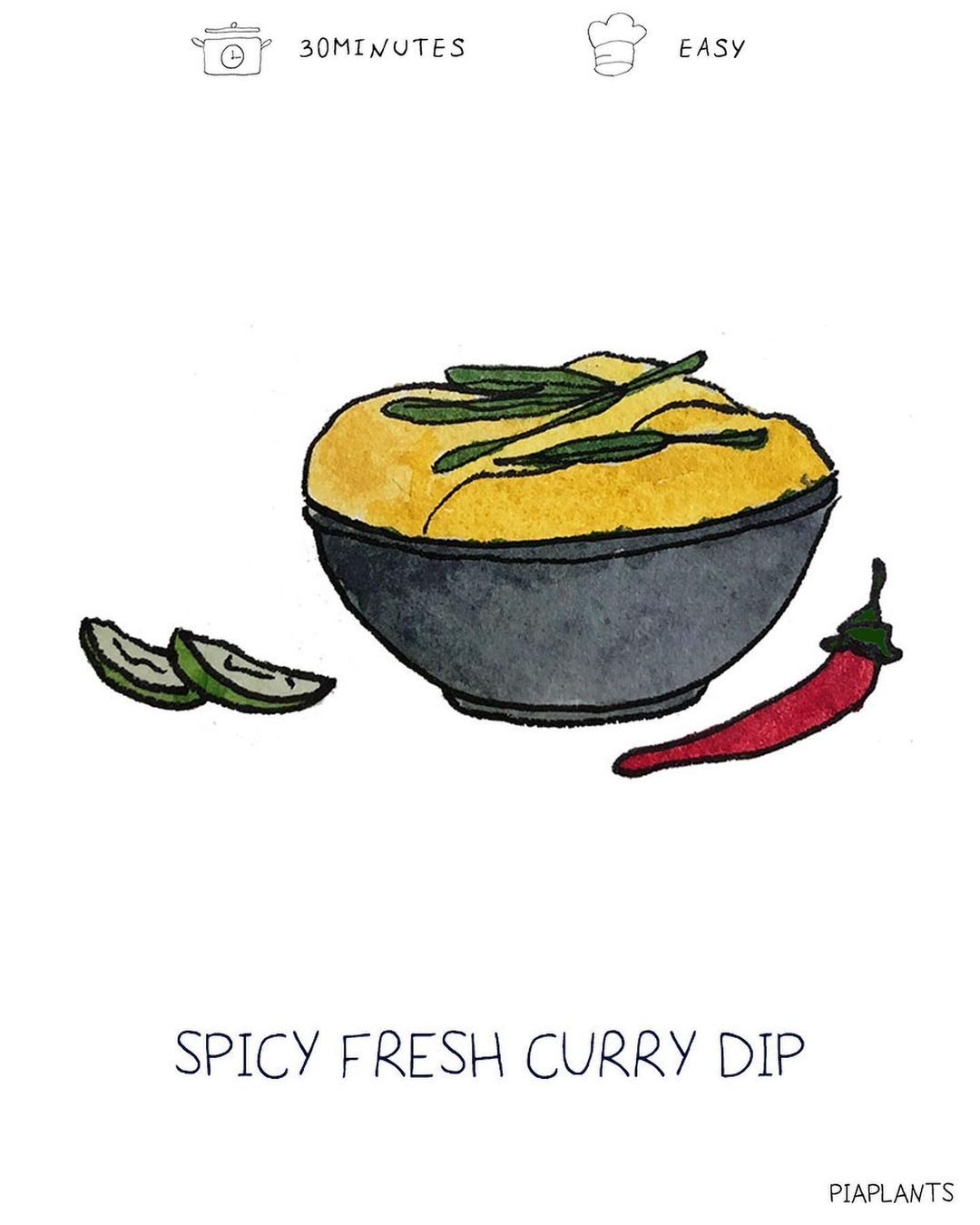 Creamy Curry Dip for Veggies and Plant-Based Patties
