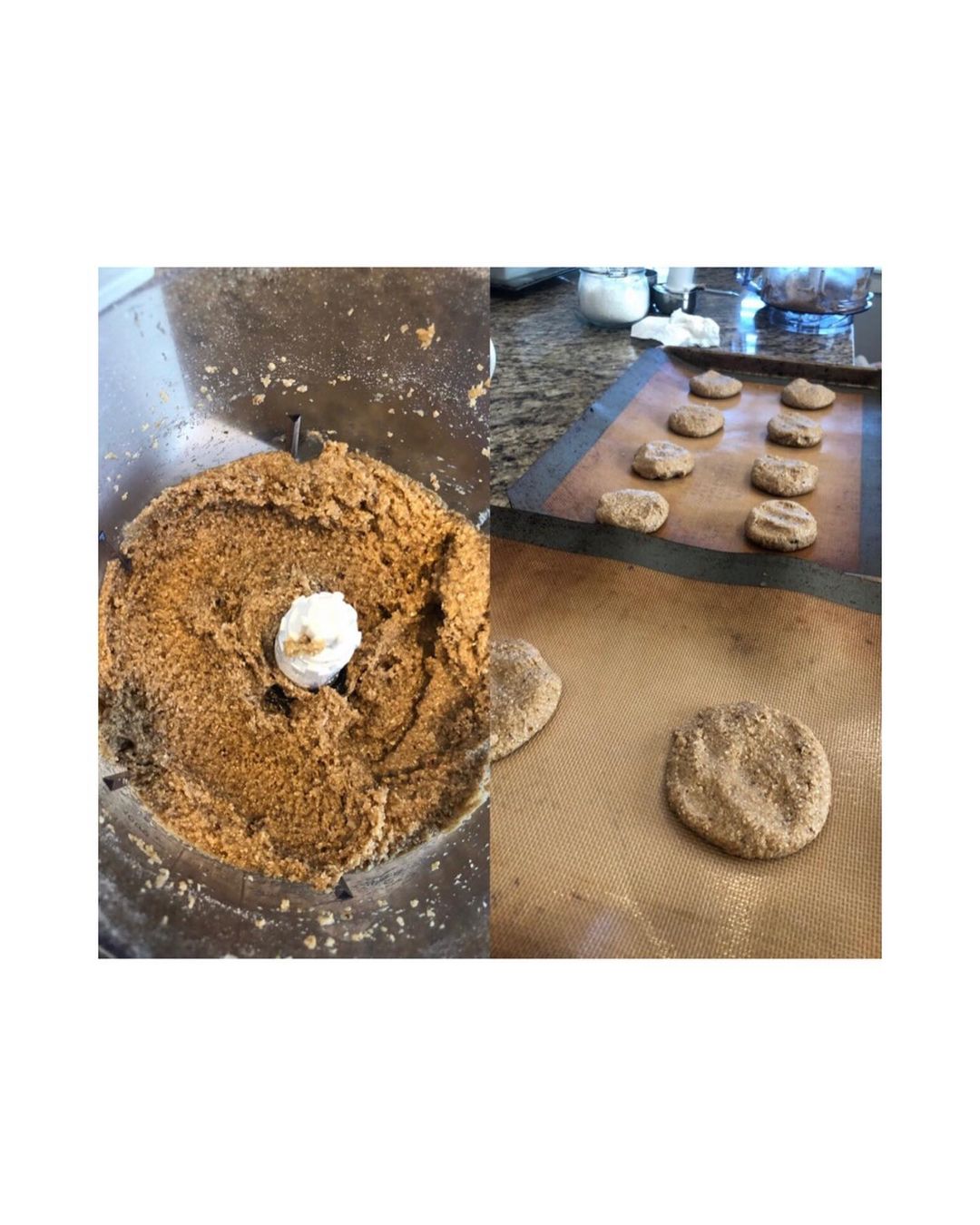 Vegan Coconut Cookies and Mango Banana Ice Cream