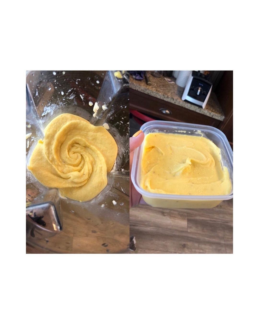 Vegan Coconut Cookies and Mango Banana Ice Cream