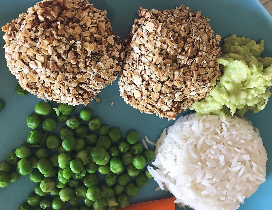 Homemade Bean Burgers with Veggies and Spices