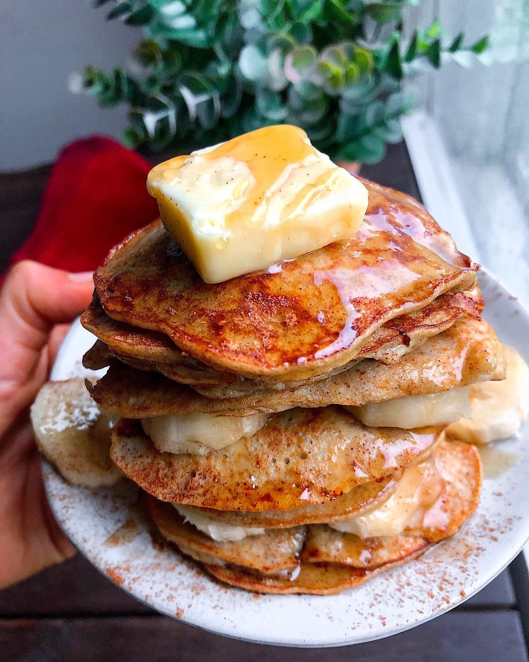 Easy Banana Pancakes with Cinnamon and Optional Protein