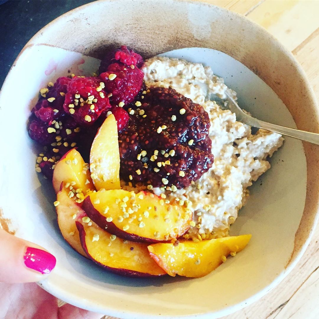 Peanut Butter and Jam Overnight Oats