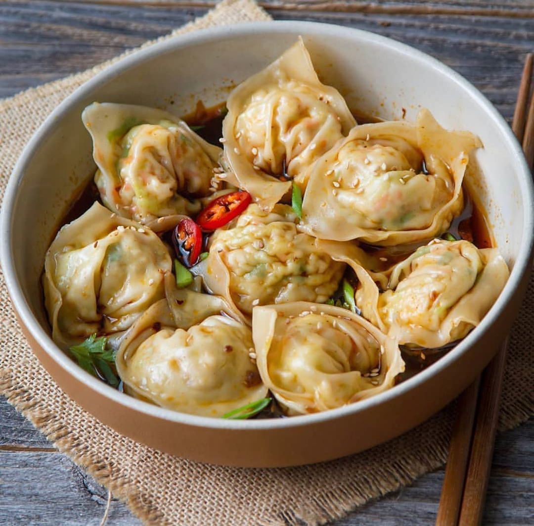 Vegan Chili Oil Dumplings