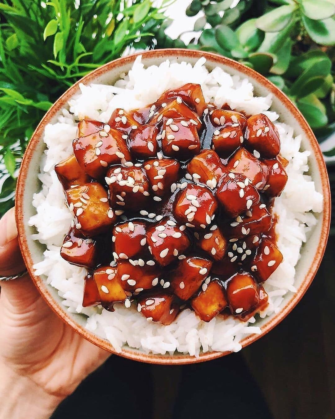 Sweet and Sour Tofu Bowl