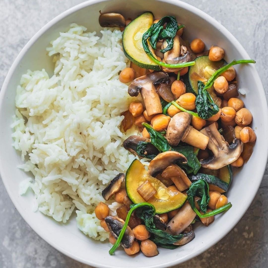 Easy Chickpea Stir Fry with Vegetables