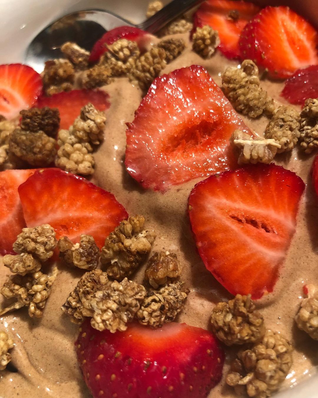 Homemade Banana Chaga Nice Cream Treat