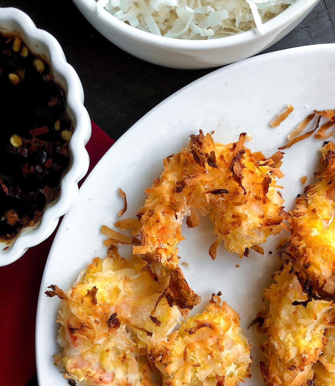 Air Fried Paleo Coconut Shrimp