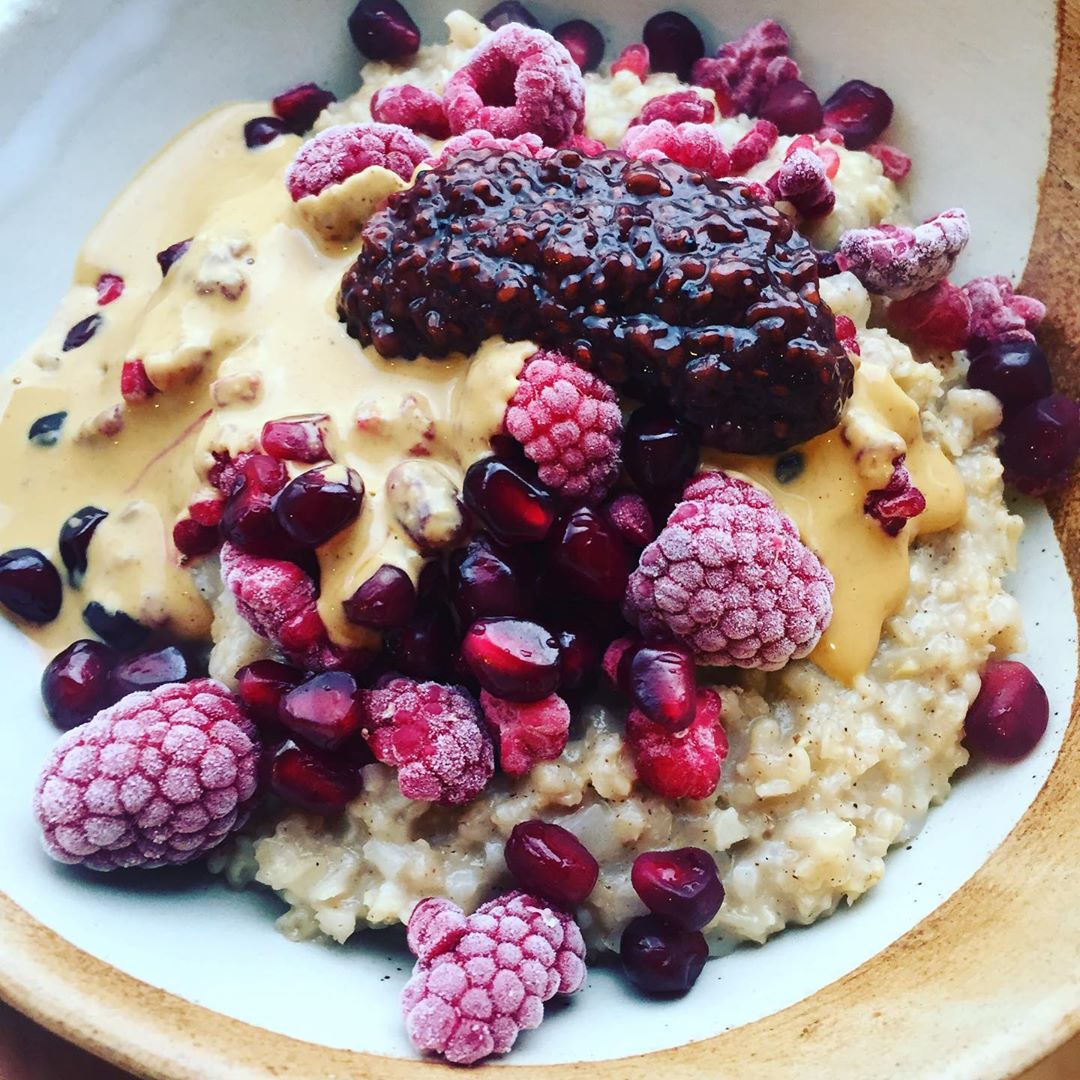 Banana and Cauliflower Oat Porridge