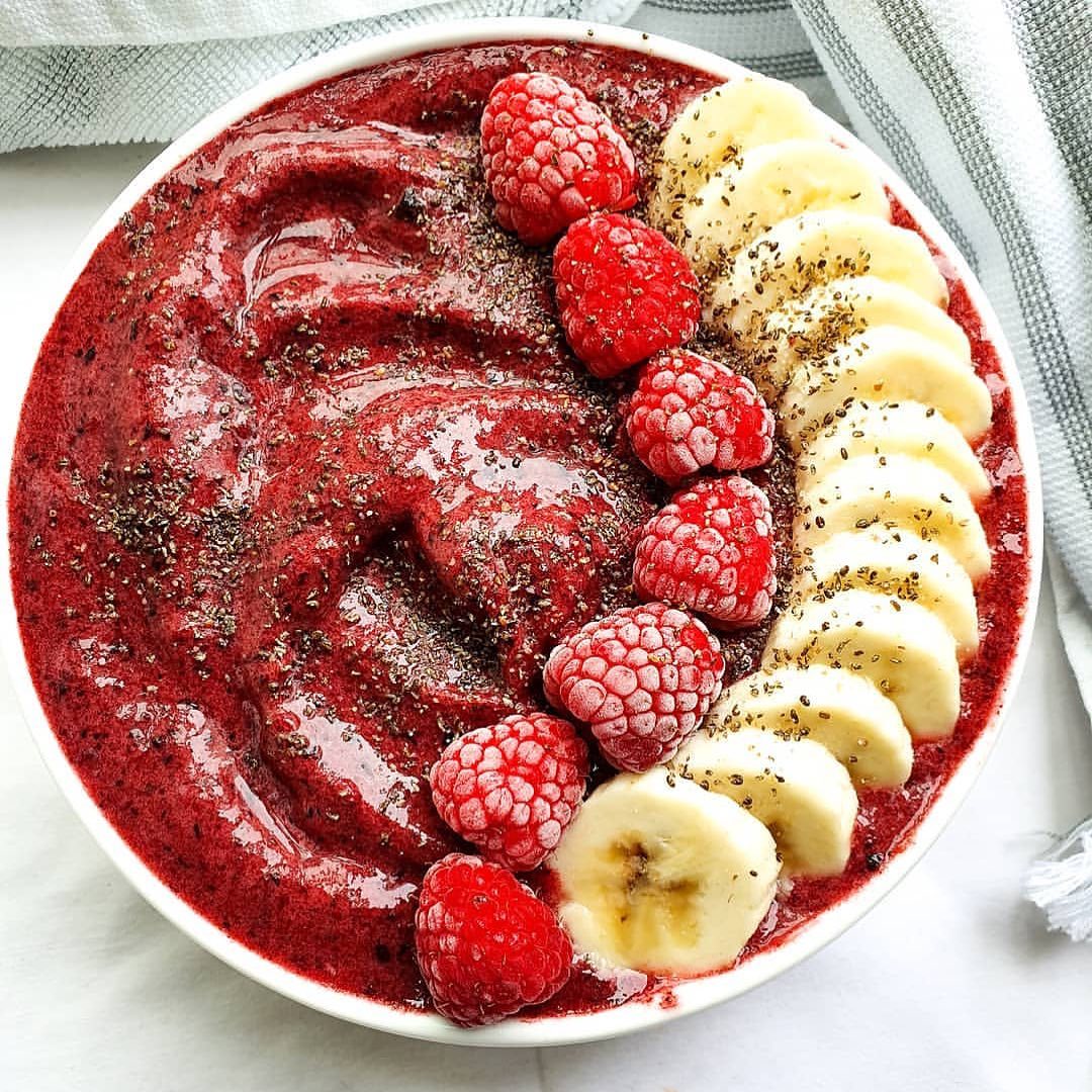 Frozen Banana Blueberry Smoothie Delight